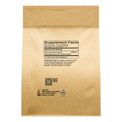 Polvo De Hesperidina 113g Extracto Puro De Cascara De Citricos Bioflavonoide Antioxidante