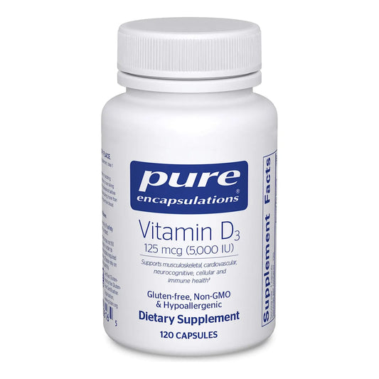 Vitamina D3 5000 IU Huesos Fuertes Inmunidad Poderosa 120 Caps