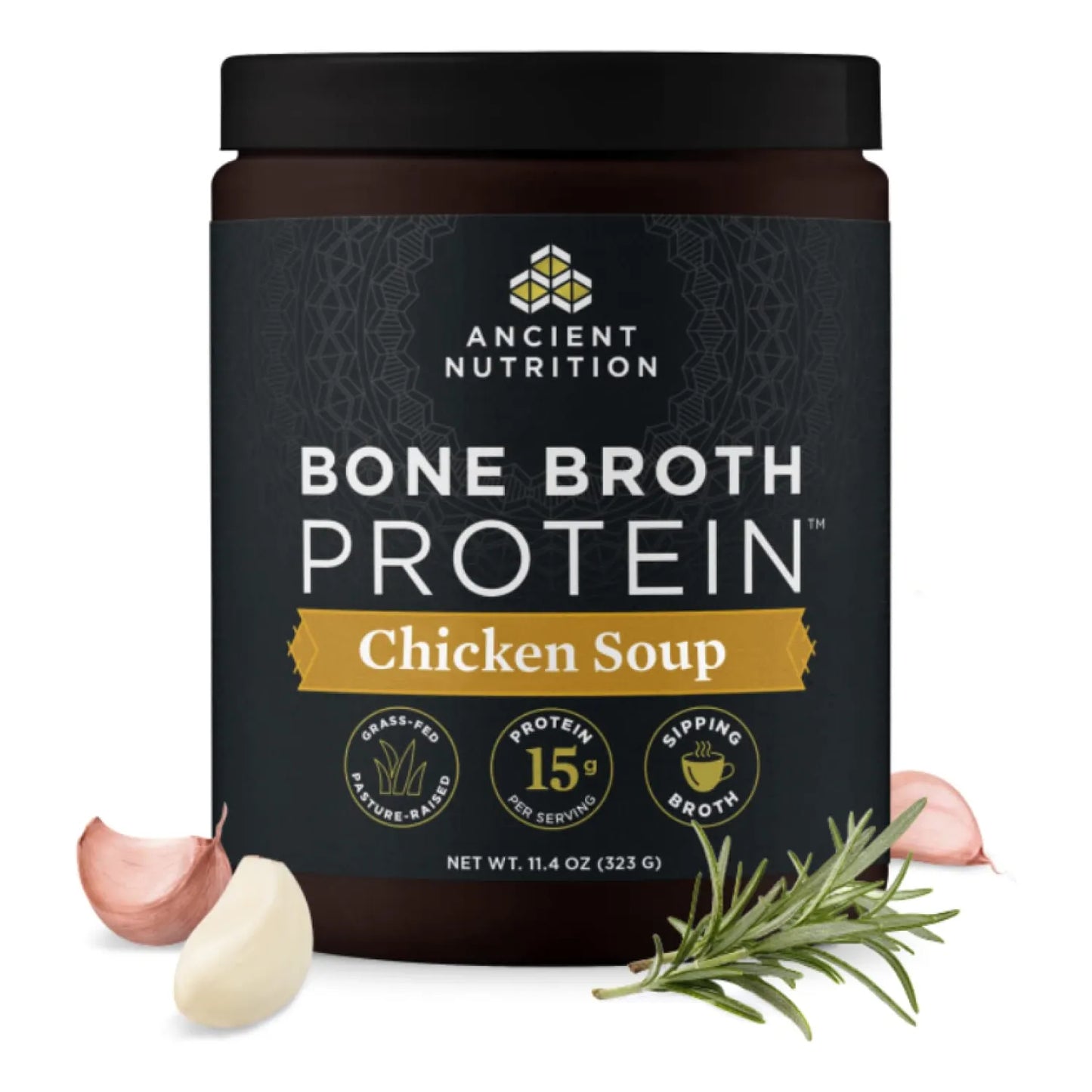 Proteína En Polvo De Caldo De Hueso Sabor Sopa De Pollo 15 Porciones