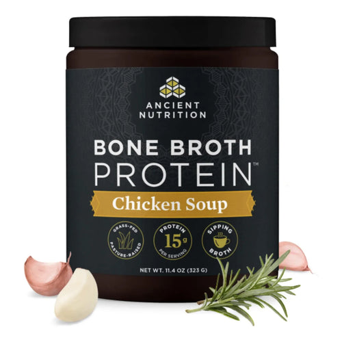 Proteína En Polvo De Caldo De Hueso Sabor Sopa De Pollo 15 Porciones