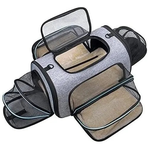 Bolso Transportador Mascotas Perros Gatos Talla L Seguro Y Comodo