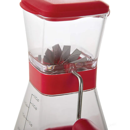 Picadora De Nueces Progresiva Nut Chopper Roja Ideal Para Cocina Rapida Y Facil