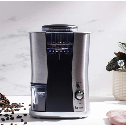Molinillo De Café Cónico 17 Ajustes Molienda Uniforme Acero Inoxidable Envío Gratis