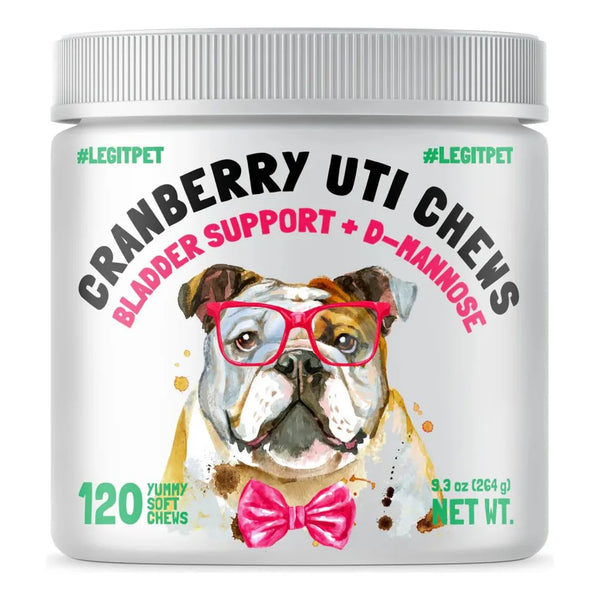 Masticables De Arándano Para Perros Apoyo Vejiga D-manosa Tr