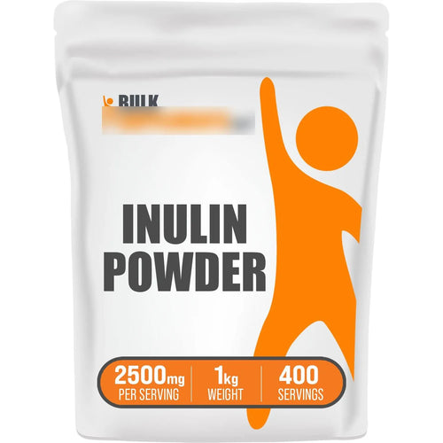 Polvo De Inulina Fibra Soluble 2500 Mg Vegano Sin Gluten 1 Kg