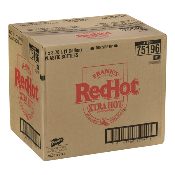 Salsa Picante De Pimienta De Cayena Extra Caliente Franks RedHot Xtra 1 Galon