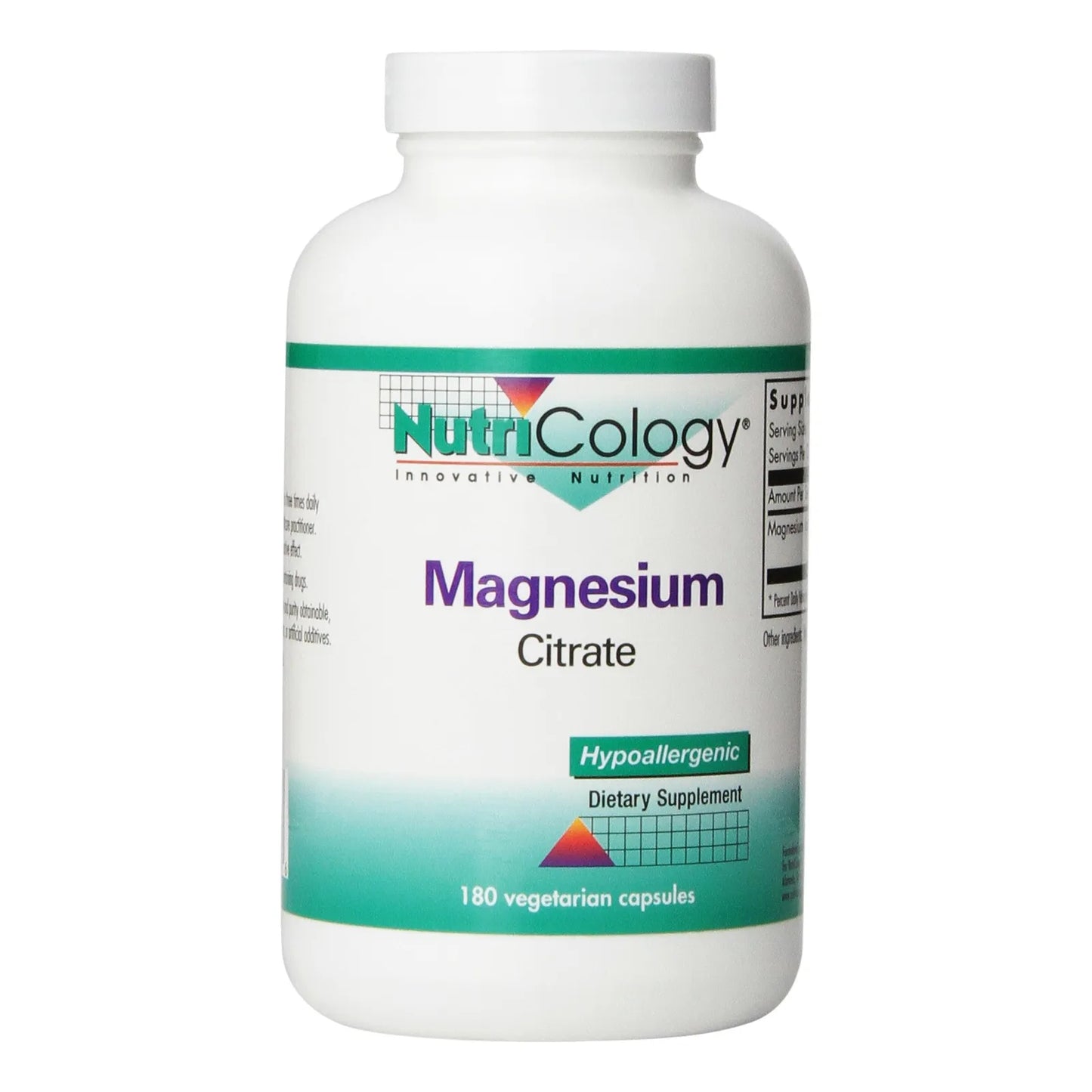 Citrato De Magnesio 180 Caps Hipoalergenico Apoyo Oseo Y Estrés Bien Absorbido