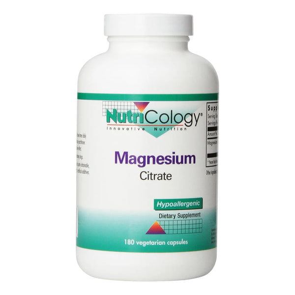 Citrato De Magnesio 180 Caps Hipoalergenico Apoyo Oseo Y Estrés Bien Absorbido