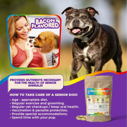 Vitaminas Prenatales Multivitaminico Para Perros Y Gatos Con Acido Folico Y Minerales