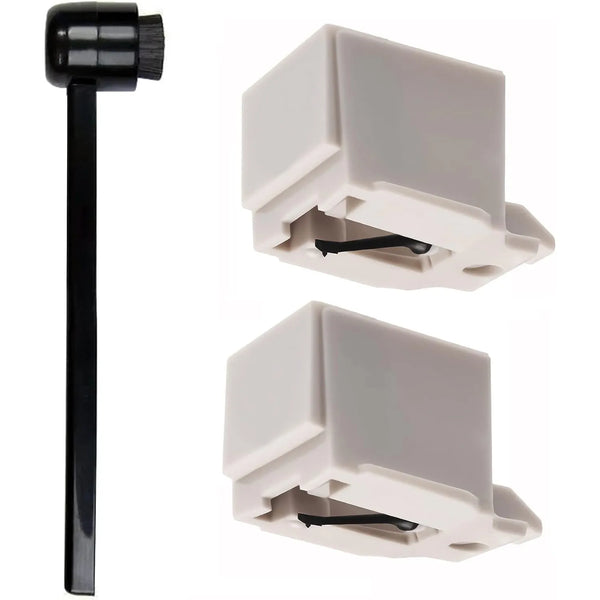 Juego 2 Agujas Diamante Cepillo Limpieza Compatible Audio Technica Atn3600L