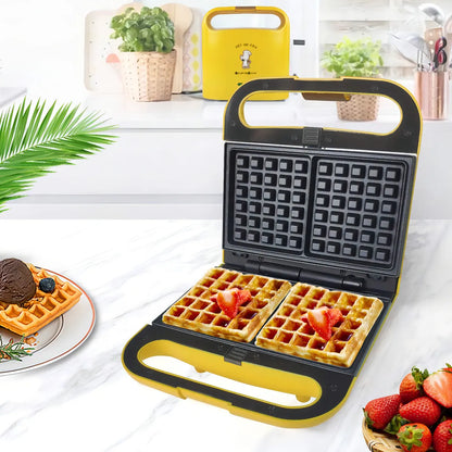 Maquina Para Donas Waffles Sandwich 3 En 1 Planchas Intercambiables Health