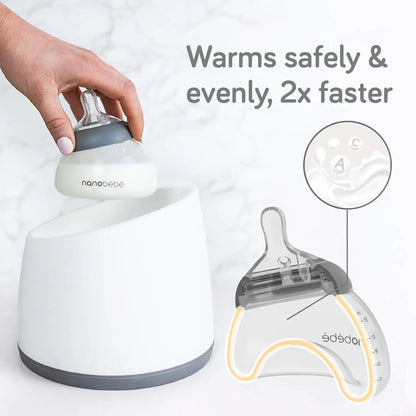Biberones Anticólicos Nanobebe Para Leche Materna Con Chupetes Y Adaptador De Extractor