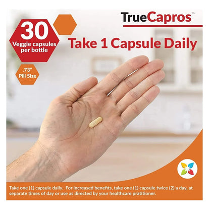 True Capros Amla Extracto Polifenol Antioxidante 60 Cápsulas Vegano Salud Cardiovascular