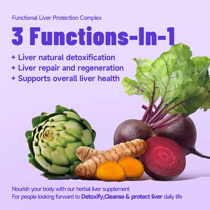 Suplemento Hepatico Natural 60 Capsulas Limpieza Y Proteccion Del Higado
