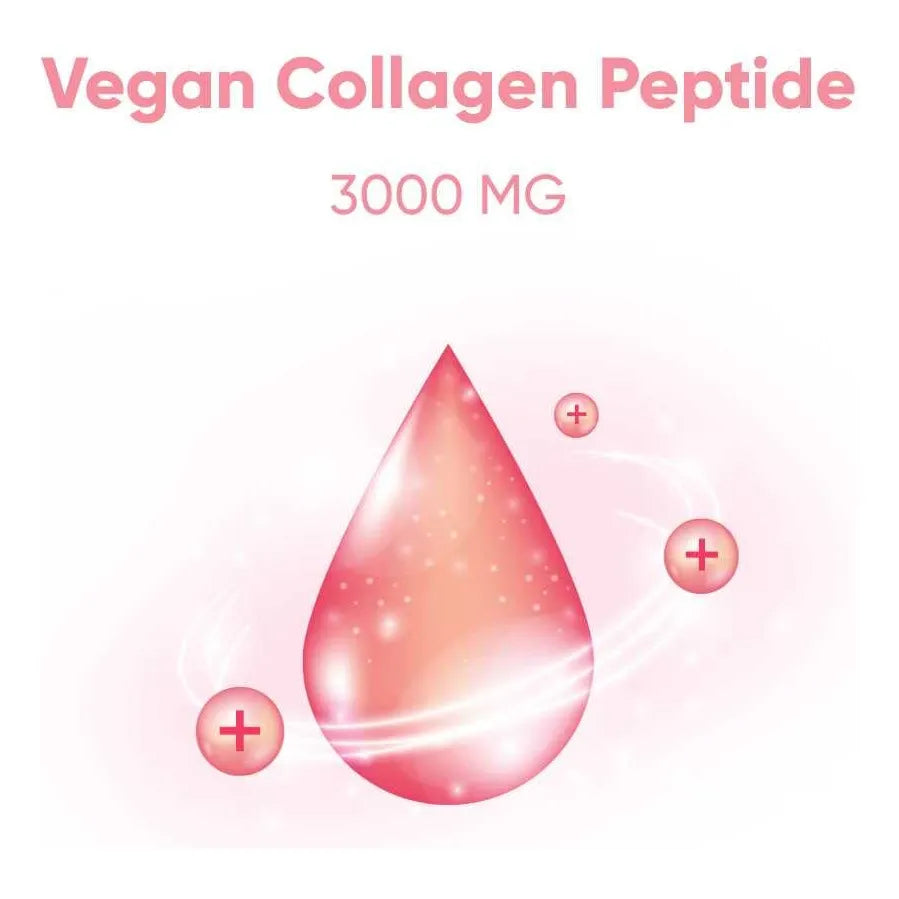 Gel De Colágeno Esencial En Polvo Sabor Uva Verde 10 Paquetes Cabello Piel Uñas