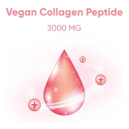 Gel De Colágeno Esencial En Polvo Sabor Uva Verde 10 Paquetes Cabello Piel Uñas