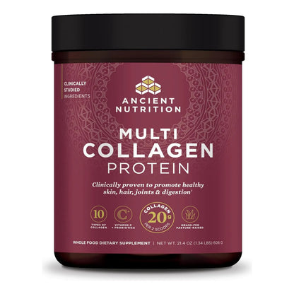 Proteína De Colágeno En Polvo Con Probióticos Y Péptidos Hidrolizados Ancient Nutrition