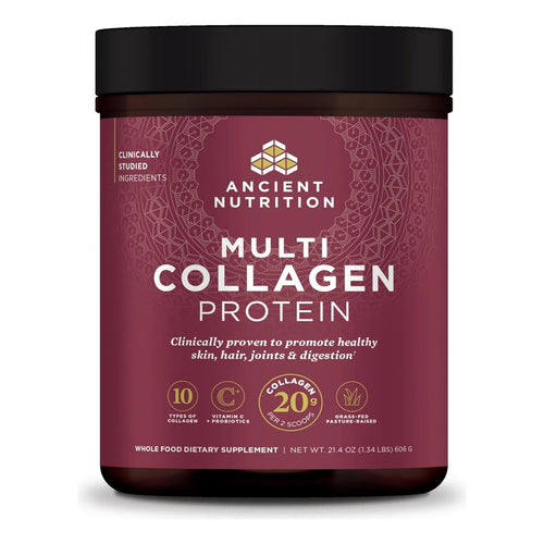 Proteína De Colágeno En Polvo Con Probióticos Y Péptidos Hidrolizados Ancient Nutrition