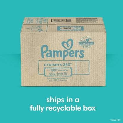 Pañales Pampers Cruisers 360 Talla 5 128 Unidades Protección Antifugas