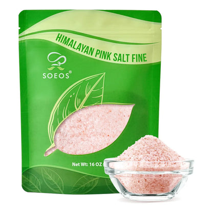 Sal Rosa Del Himalaya 450 G Grano Fino Kosher Sin Omg Pura Y Natural