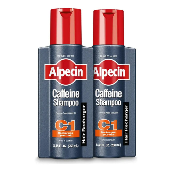Alpecin Champu Hombres Cabello Fuerte Cafeina 250 Ml X 2 Und