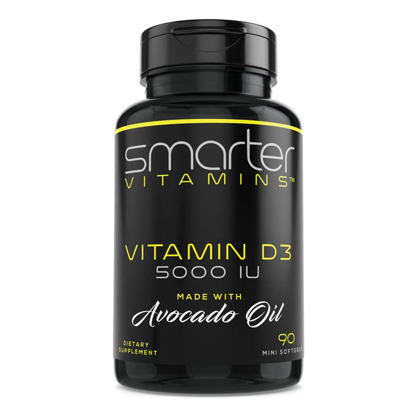 Vitamina D3 5000 Ui En Aceite De Aguacate 125 Mcg 90 Mini Cápsulas Blandas