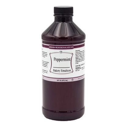Emulsion De Menta Para Panadería LorAnn 473 Ml Sabor Intenso Y Natural