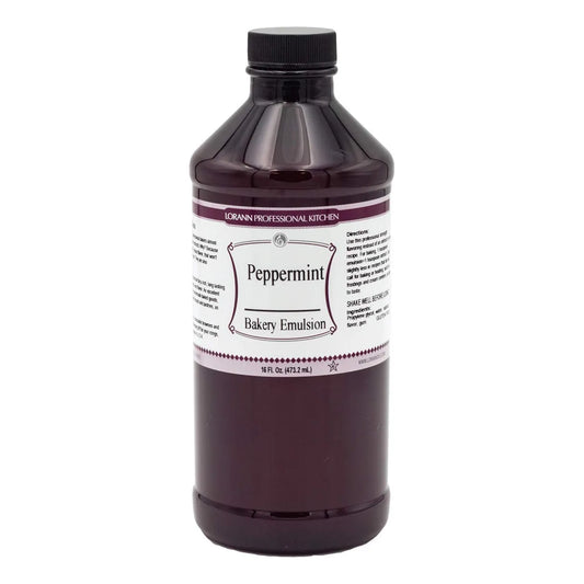Emulsion De Menta Para Panadería LorAnn 473 Ml Sabor Intenso Y Natural