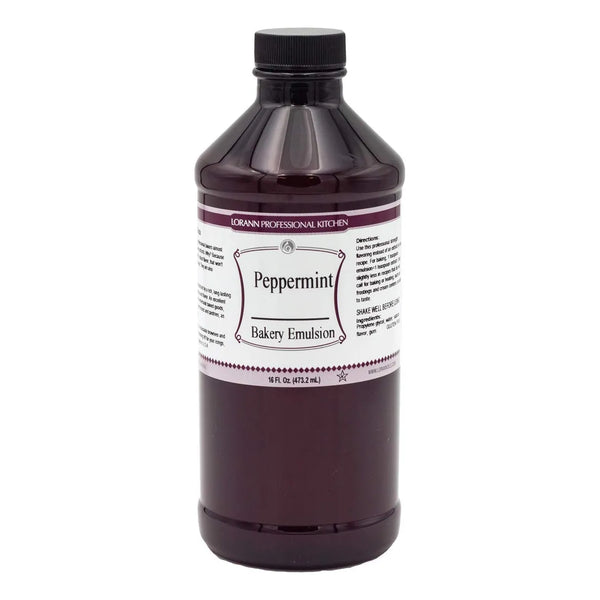 Emulsion De Menta Para Panadería LorAnn 473 Ml Sabor Intenso Y Natural