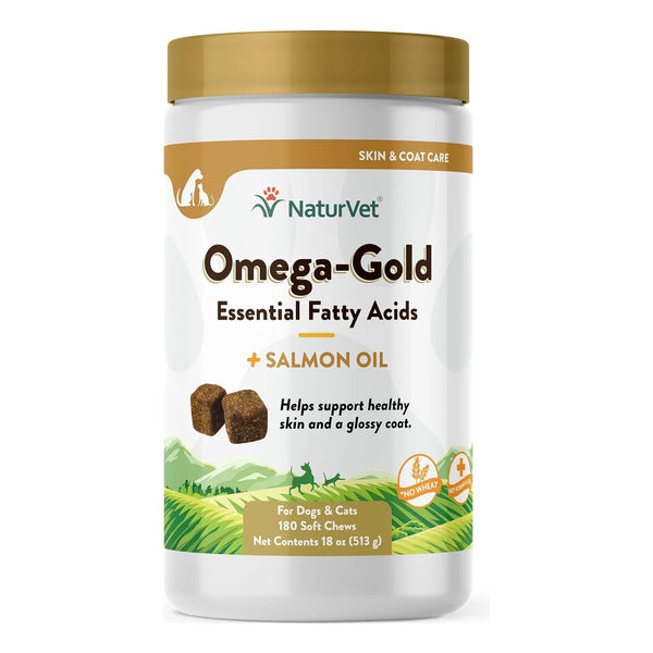 Aceite De Salmón Naturvet Omega Gold Plus Para Perros Mordida Suave 118 Ml