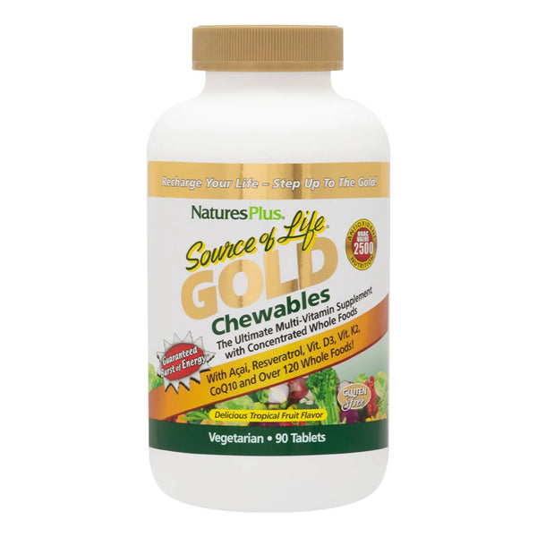 Multivitaminico Integral Masticable Tropical 90 Tabletas Sabor Frutas