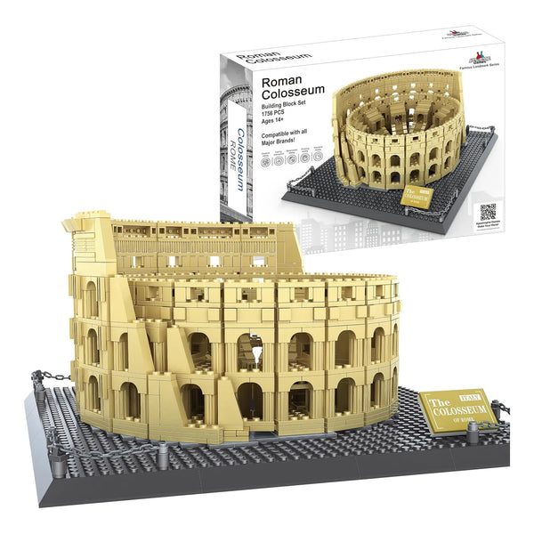 Juego De Bloques Construcción Coliseo Romano 1756 Piezas Kit Arquitectura