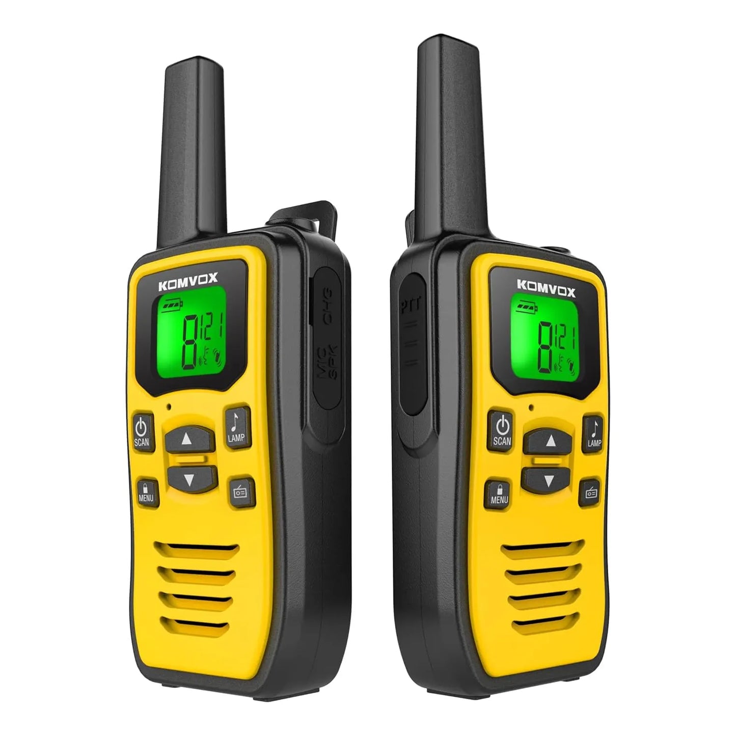 Walkie Talkies Profesionales Recargables Largo Alcance 36 Canales NOAA USB-C