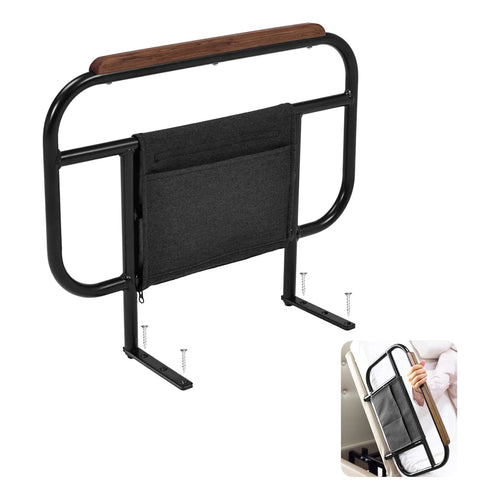 Riel Lateral De Cama Ajustable Seguridad Y Almacenamiento Facil Instalacion