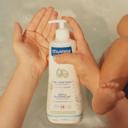 Gel Limpiador Suave Para Bebés Mustela Con Aguacate Y Vitamina B5