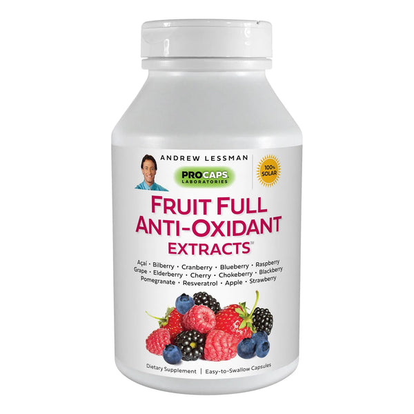 Extracto Antioxidante Completo De Frutas 30 Capsulas 14 Extractos Naturales
