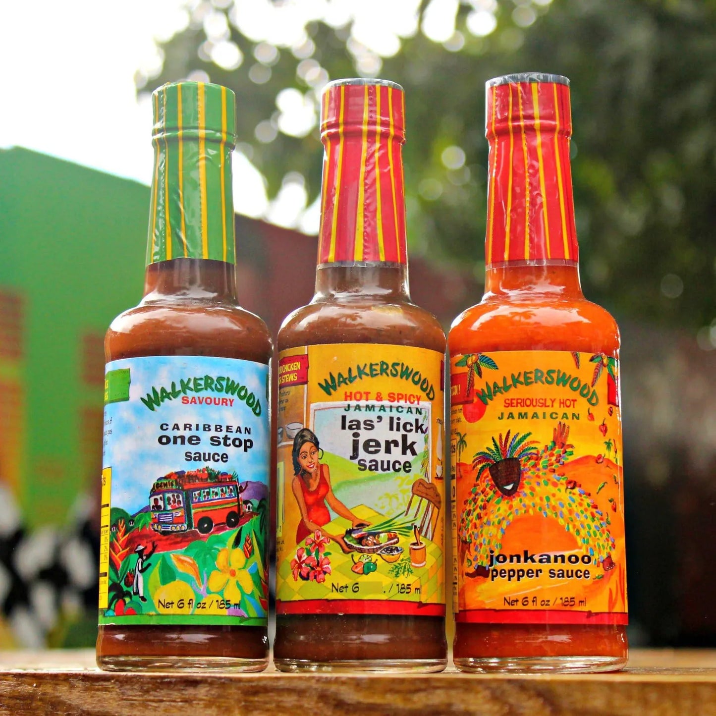 Kit De Salsas Picantes Y Saladas Caribeñas Walkerswood 4 Frascos Sabores Auténticos