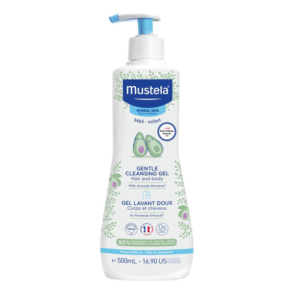 Gel Limpiador Suave Para Bebés Mustela Con Aguacate Y Vitamina B5