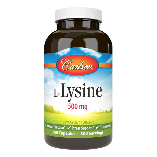 L Lisina 500 Mg 300 Capsulas Desarrollo Muscular Tejidos Saludables