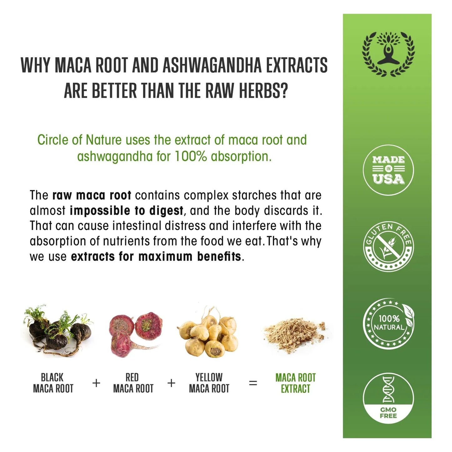 Capsulas De Maca Ashwagandha Curcuma Y Bioperina 120 Unidades Energia Y Calma Natural