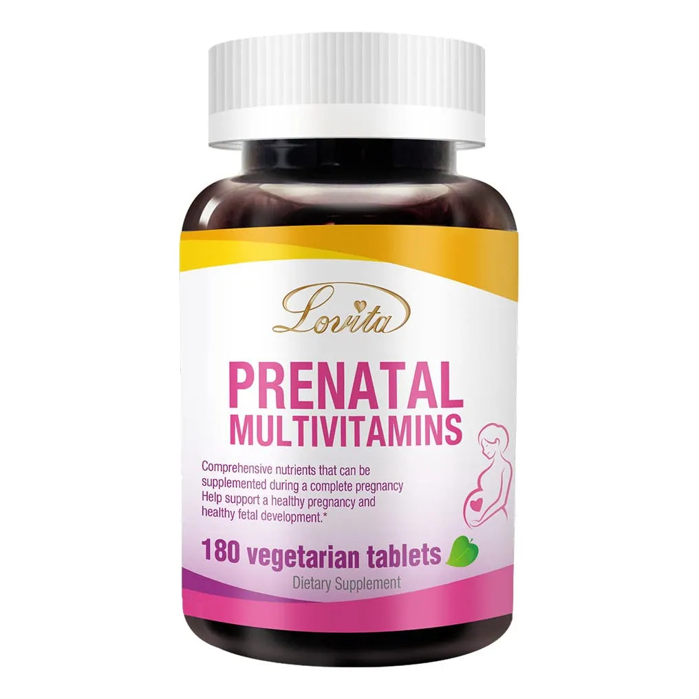 Multivitaminas Prenatales 180 Tabletas Apoyo Integral Embarazo Veganas