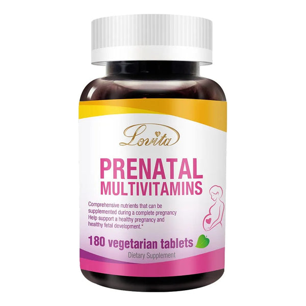 Multivitaminas Prenatales 180 Tabletas Apoyo Integral Embarazo Veganas
