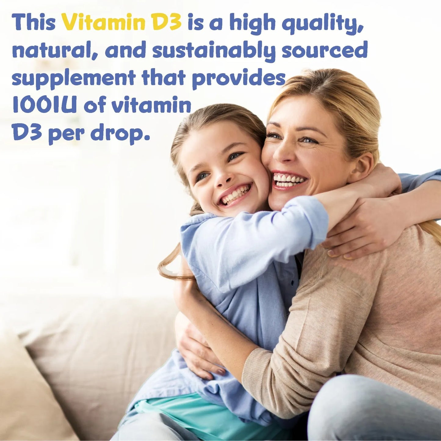 Vitamina D3 Liquida Para Niños 400 UI Desarrollo Cerebral E Inmunidad