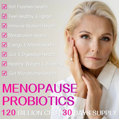 Complemento Menopausia Mujer 120 Millones Ufc Probiótico Alivia Sofocos Salud Intestinal