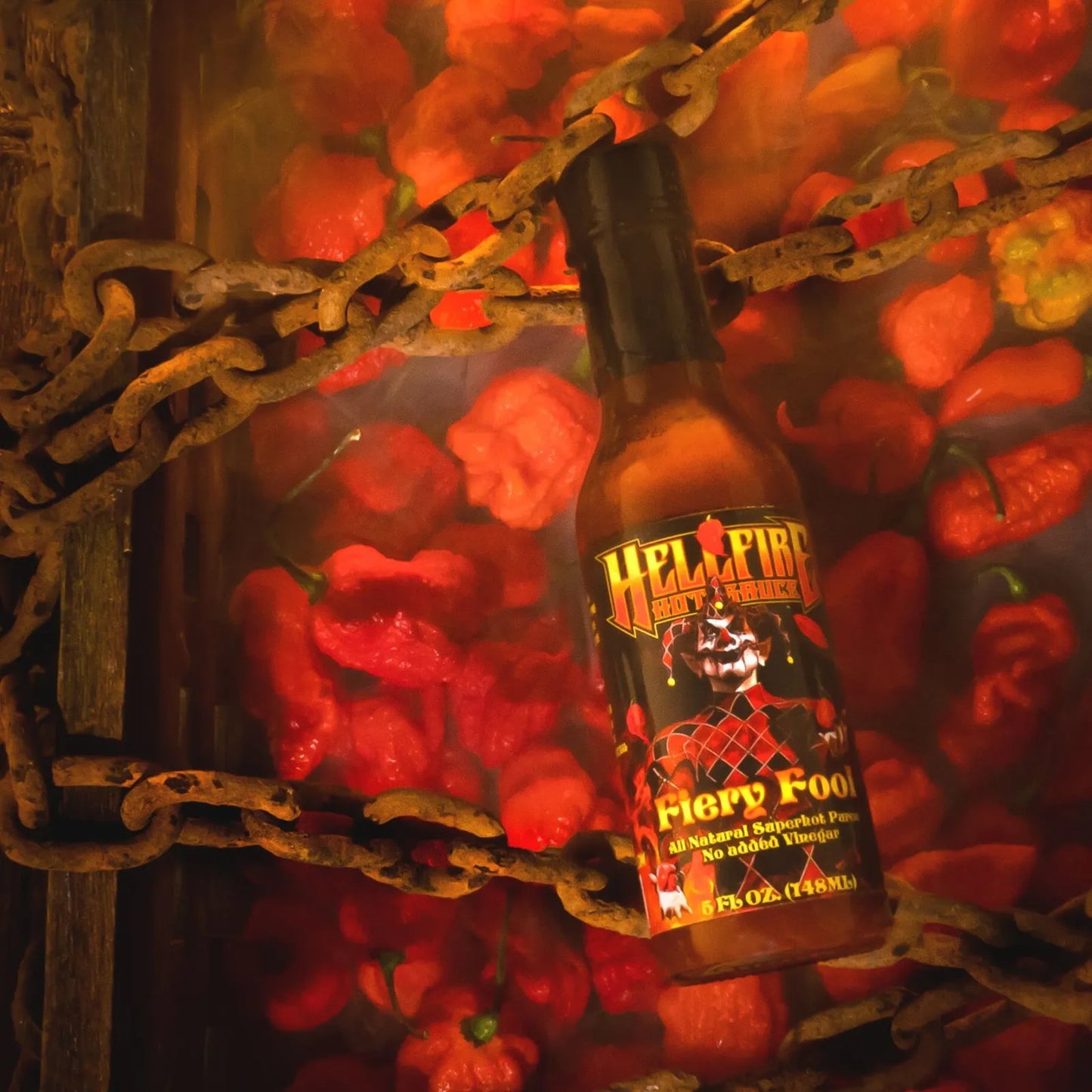 Salsa Picante Extrema Fiery Fool 148ml Carolina Reaper Hot Ones