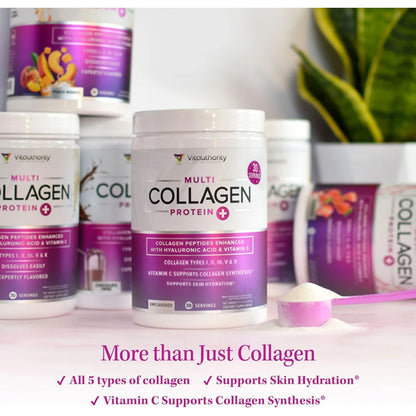 Péptidos De Colágeno Con Ácido Hialurónico Y Vitamina C Para Piel Y Articulaciones