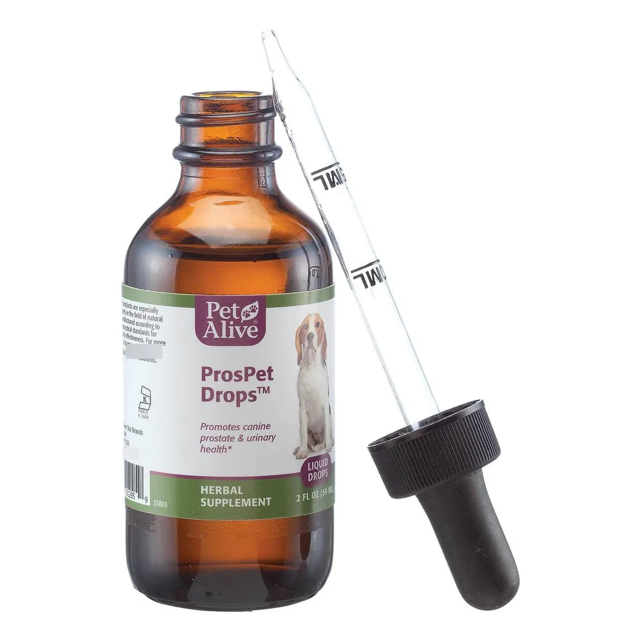 Gotas Naturales ProsPet Salud Prostática Mascotas 60 Ml Alivia Sintomas Urinarios
