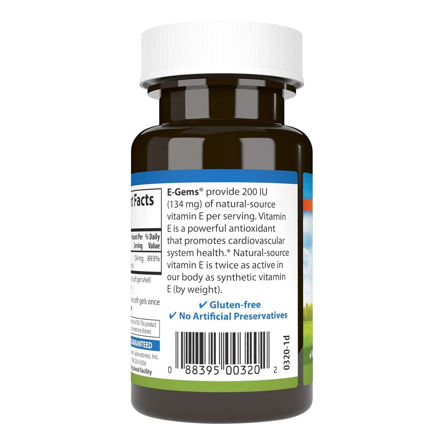 Vitamina E Natural 200 UI 134 Mg 90 Geles Blandos Bienestar Óptimo