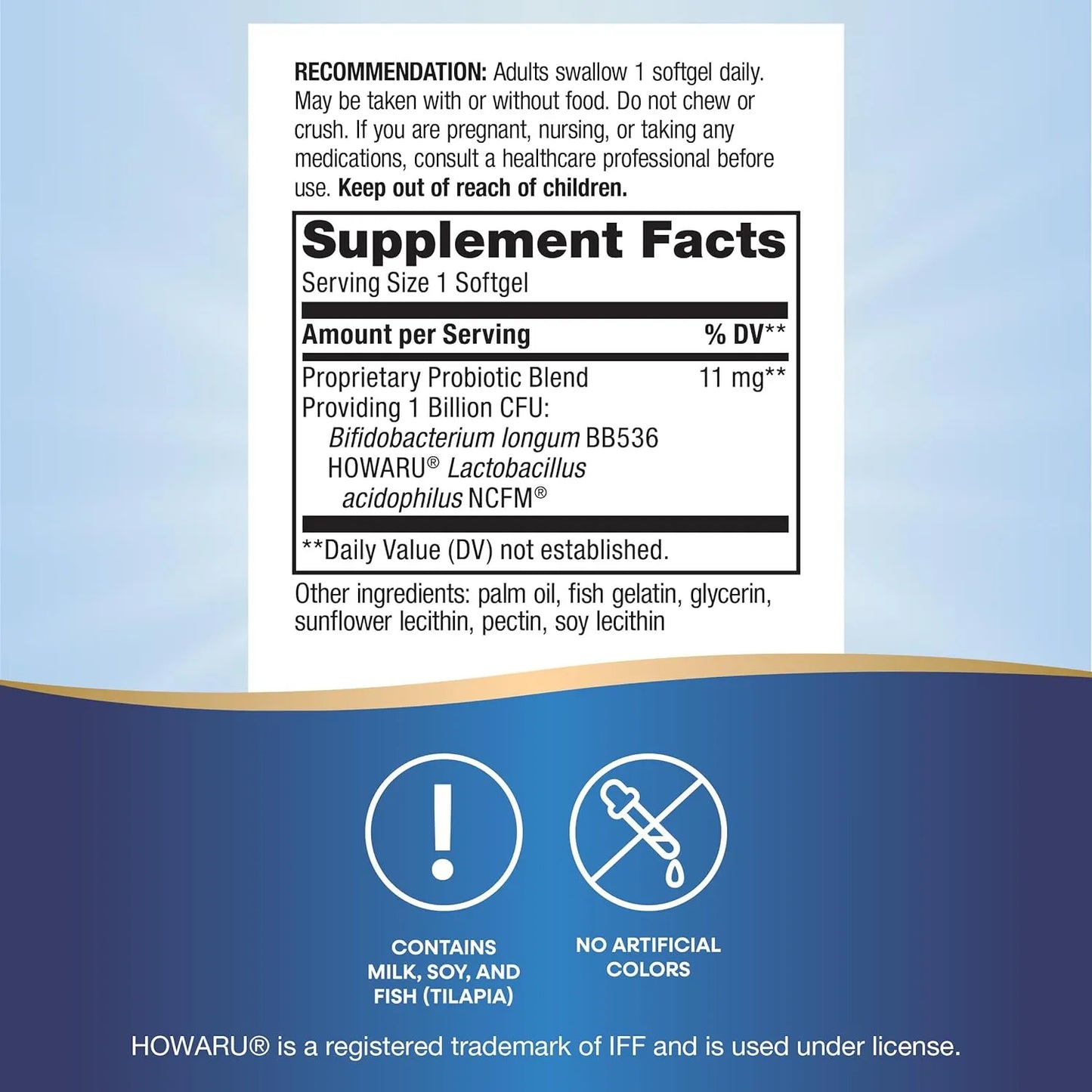 Natures Way Perlas Probioticas Acidophilus 90 Capsulas Soporte Digestivo