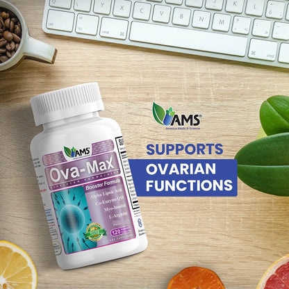 Vitaminas Prenatales Ova Max 120 Capsulas Mejora Fertilidad Y Ovulacion